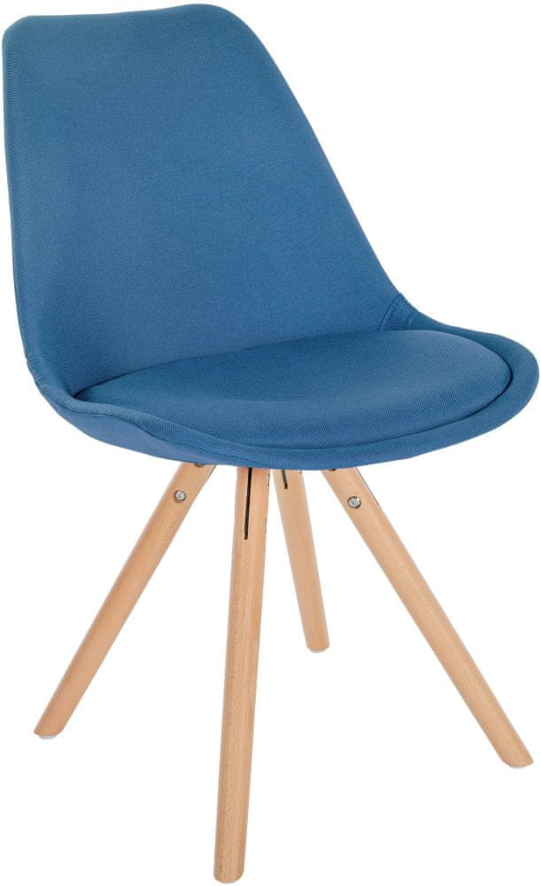 BHM Germany Jedálenská stolička Sofia I, textil, modrá